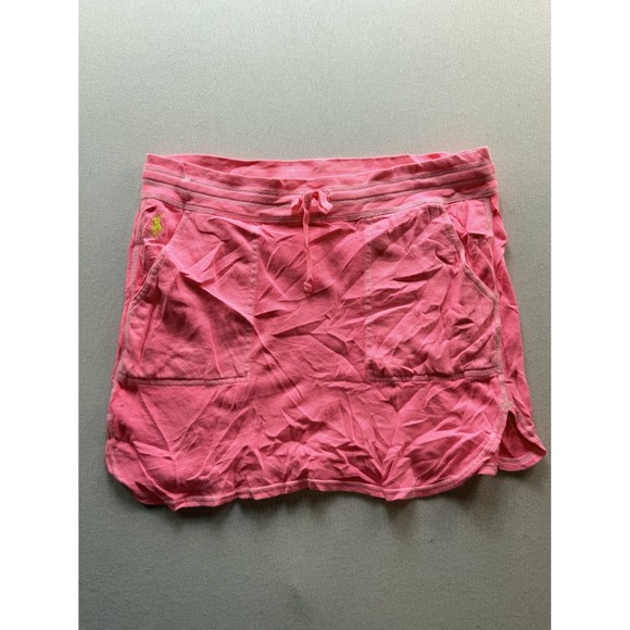Polo Ralph Lauren Dresses & Skirts - Polo Ralph Lauren Skirt Womens S Pink Good Embroidered Cotton Mini Drawstring